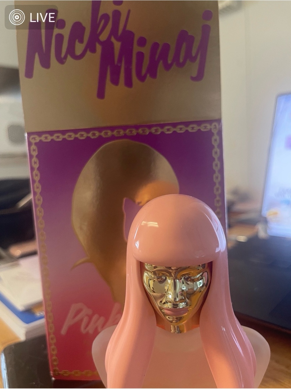 Nicki Minaj Pink and Gold Collectible Figure